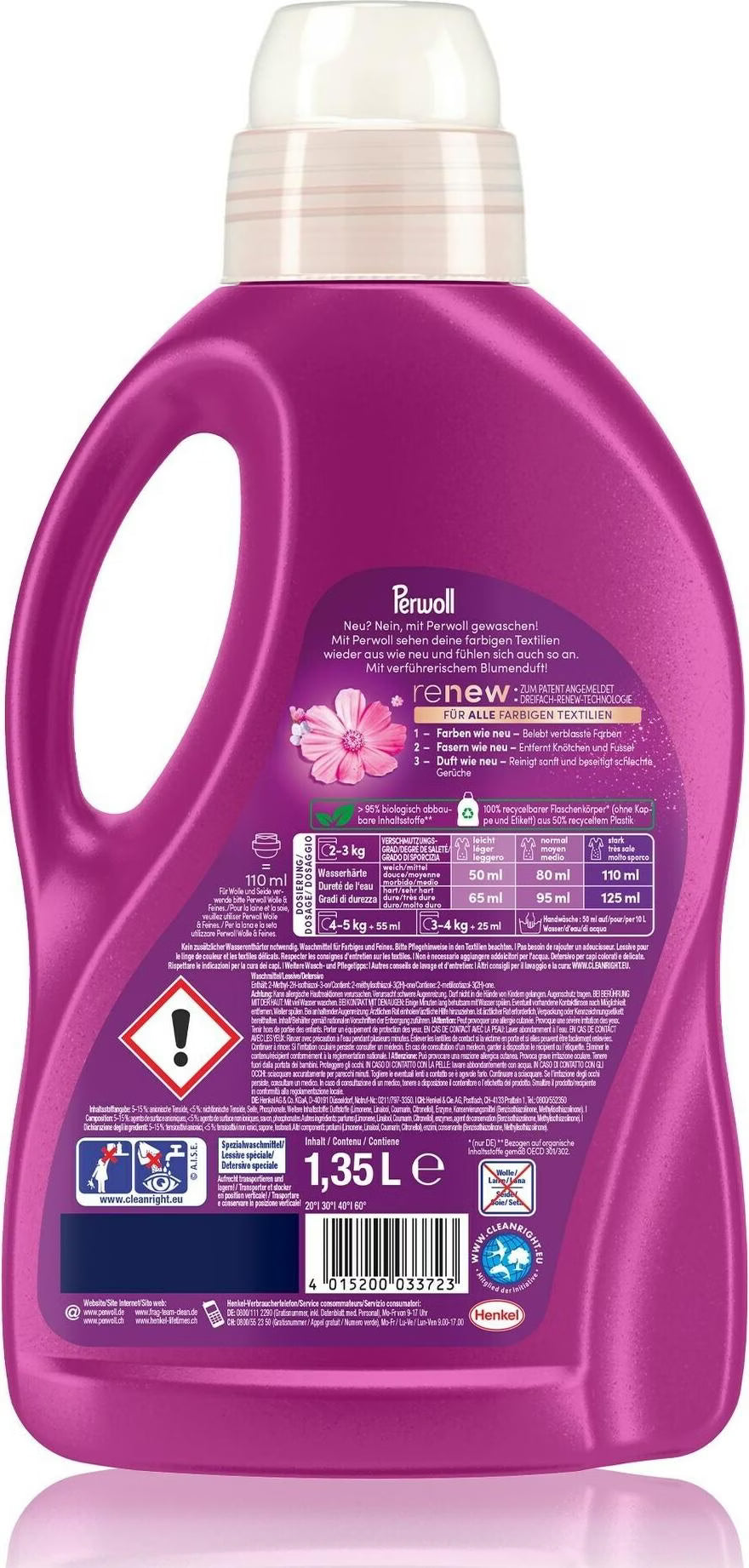 Perwoll Liquid Laundry Detergent Renew
