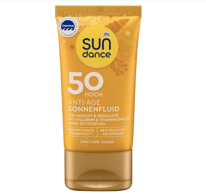SUNDANCE Sunscreen fluid anti-aging SPF 50, 50 ml