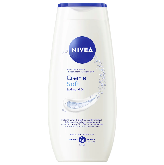 NIVEA Shower Cream Soft & Almond Oil, 250 ml