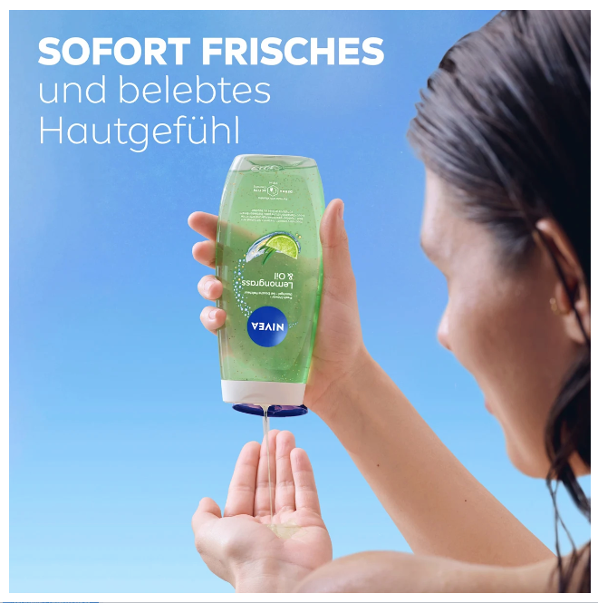NIVEA Shower gel Lemongrass & Oil, 250 ml