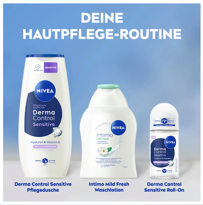 NIVEA Intimate Care Wash Lotion Intimo Mild Fresh, 250 ml
