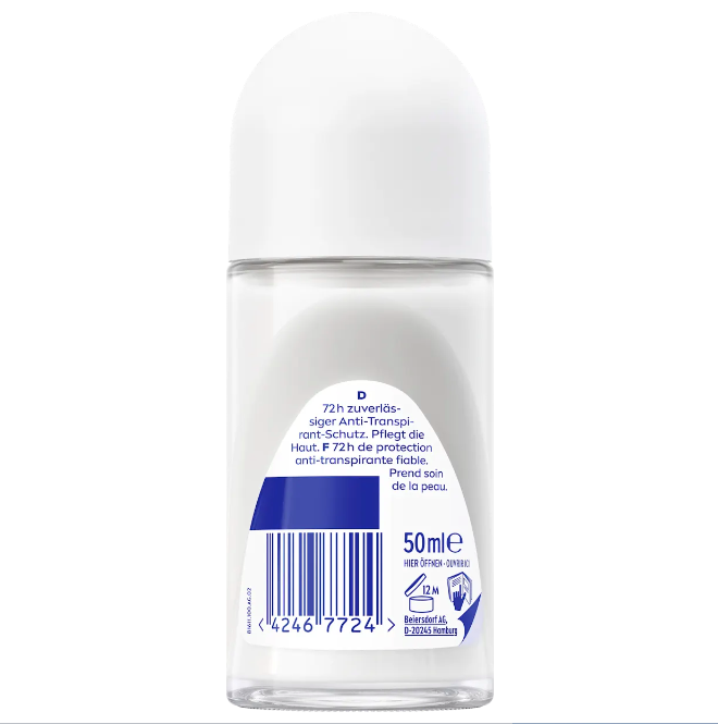 NIVEA Antiperspirant deodorant roll-on Dry Comfort, 50 ml