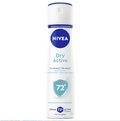 NIVEA Antiperspirant deodorant spray Dry Active, 150 ml
