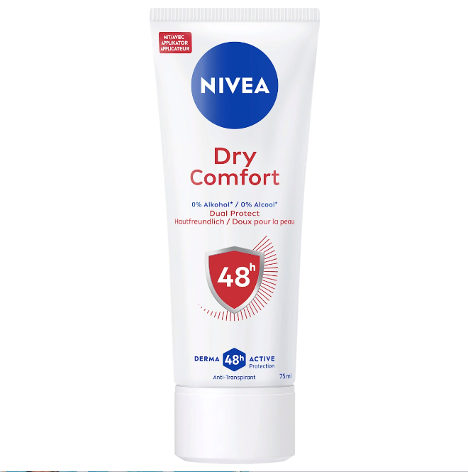 NIVEA Antiperspirant deodorant cream Dry Comfort, 75 ml
