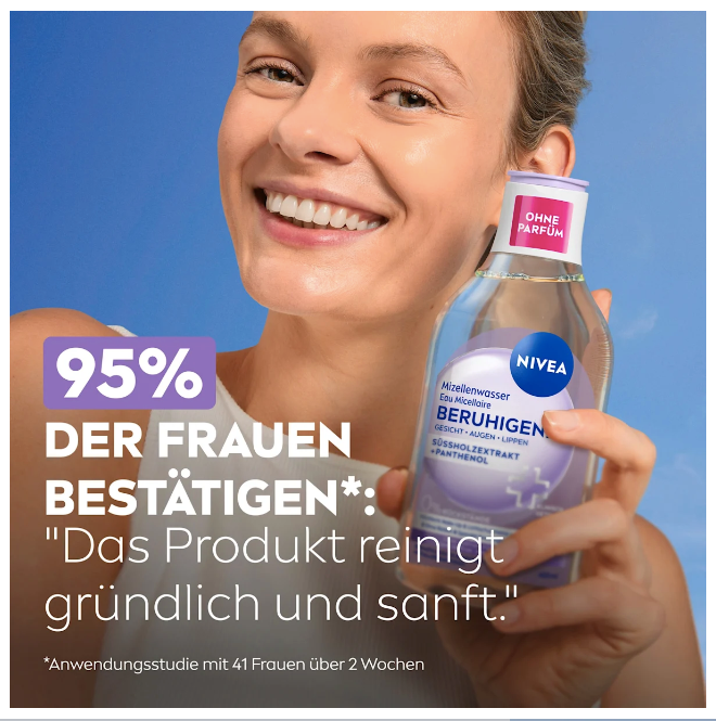 NIVEA Micellar water, soothing, 400 ml