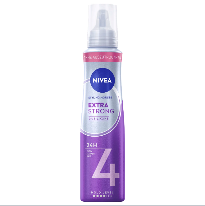 NIVEA Extra Strong Hair Mousse, 150 ml