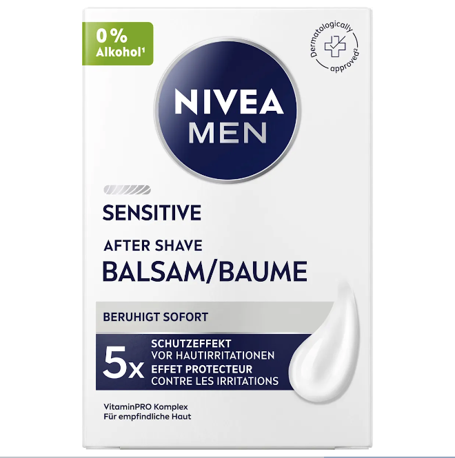 NIVEA MEN After Shave Balm Sensitive, 100 ml