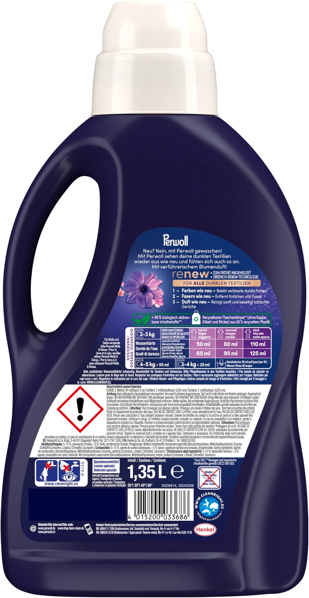Perwoll Floral Sea Liquid Laundry Detergent Renew