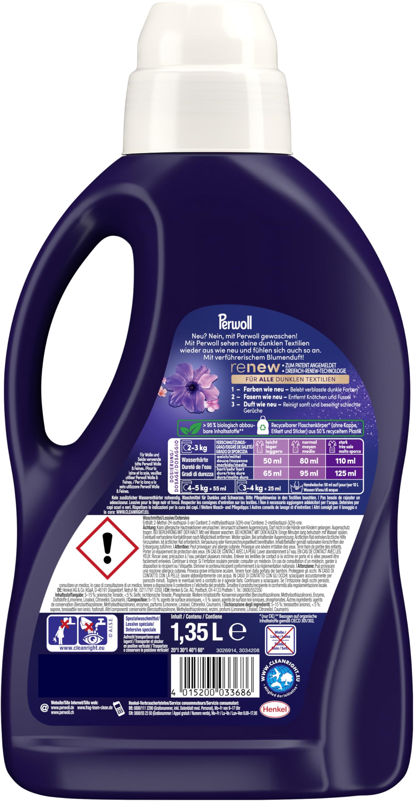 Perwoll Floral Sea Liquid Laundry Detergent Renew