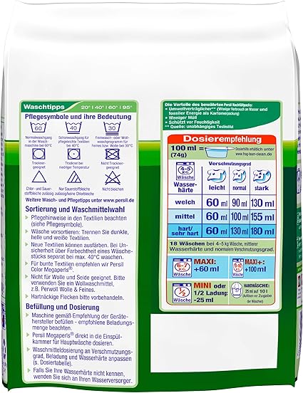 Persil Heavy Duty Powder Detergent Megaperls (16 WL)
